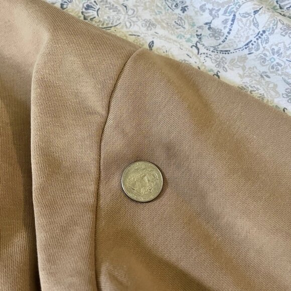 Habit Womens Small Smiley Face Brown Long Sleeve Sweater Impression Like - Picture 3 of 7